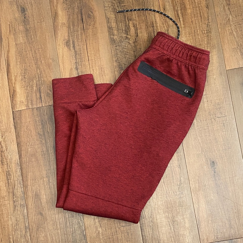 American Eagle Outfitters Red Marled Joggers